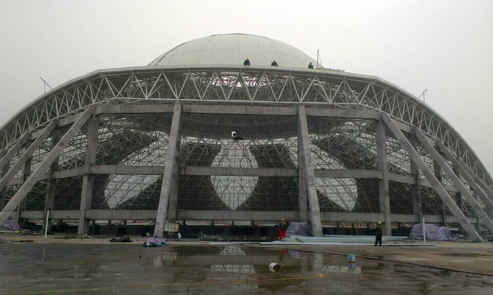 中山温泉馆网架工程